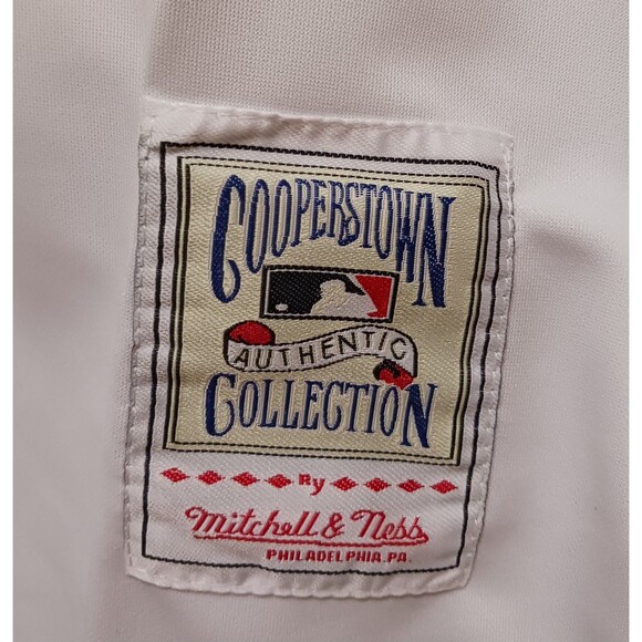 Deion Sanders (Mitch/Ness)-(Braves)-(Jersey)-(White)-(New Cond.)-(XL)-$110.00 - Picture 9 of 11